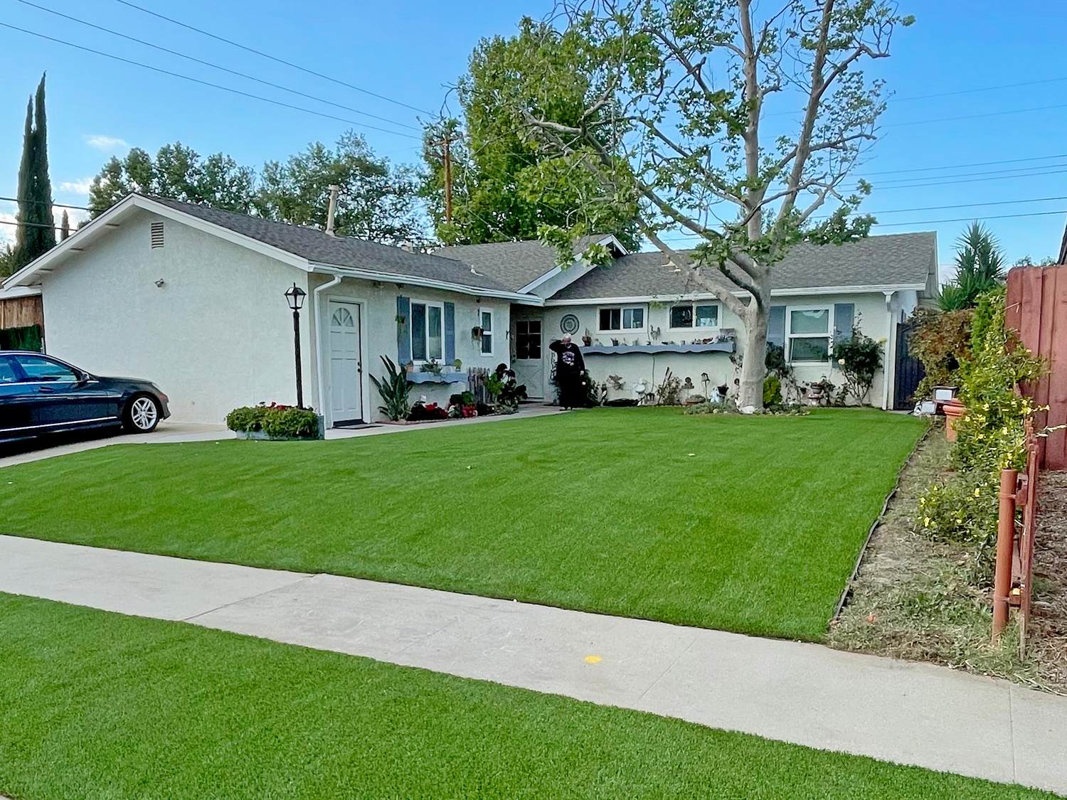 Front Yard Turf Installation in Morena, CA Eternal Turf & Pavers