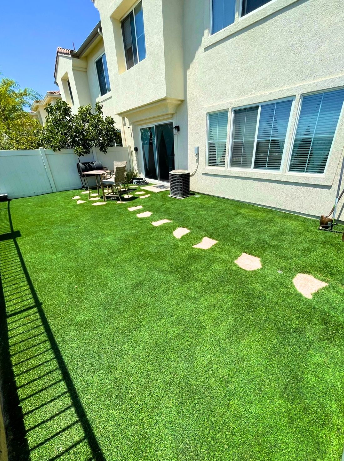Backyard Artificial Turf Installation in Encinitas, CA