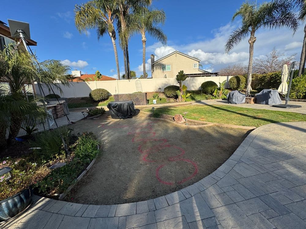 Backyard Turf and Paving Transformation in San Diego, CA (1)