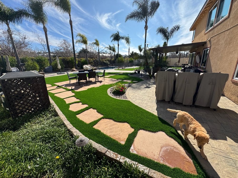 Backyard Turf and Paving Transformation in San Diego, CA (10)
