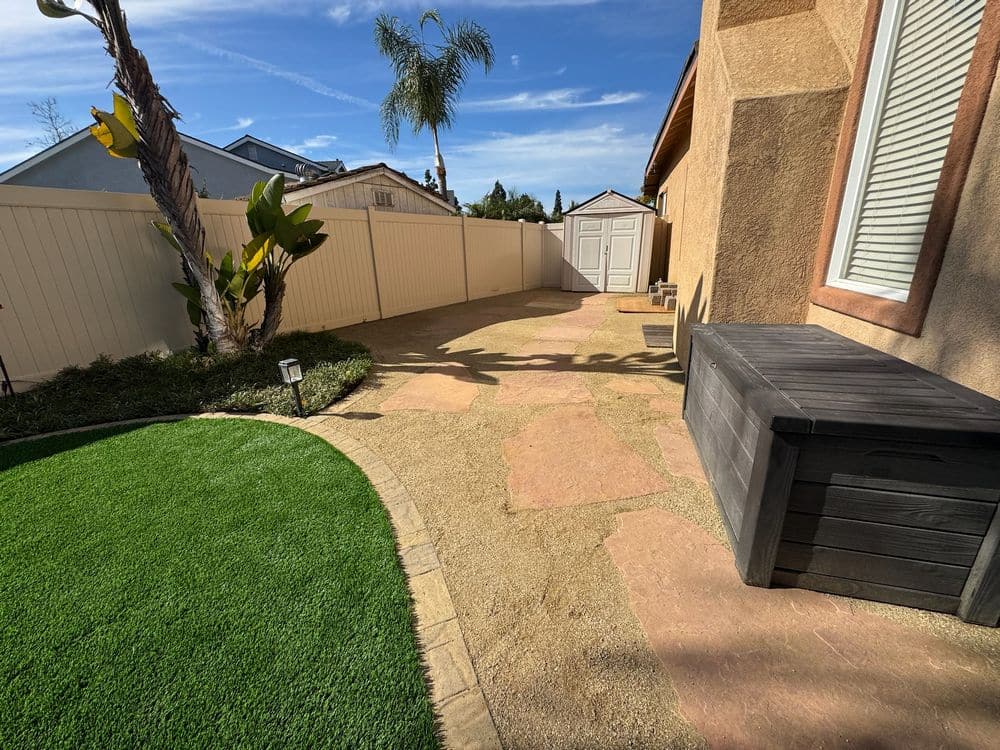 Backyard Turf and Paving Transformation in San Diego, CA (11)