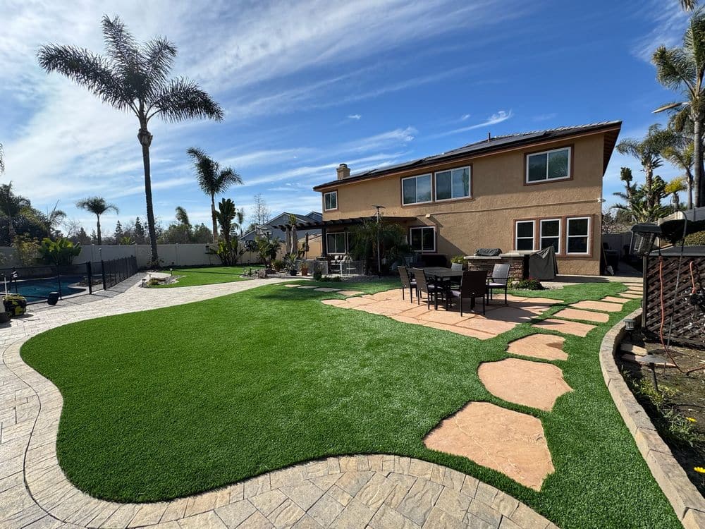 Backyard Turf and Paving Transformation in San Diego, CA (14)