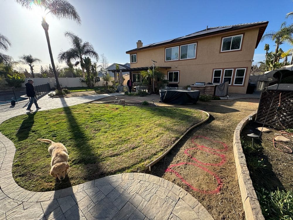 Backyard Turf and Paving Transformation in San Diego, CA (3)