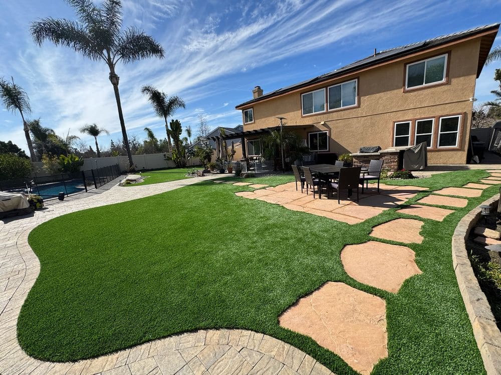 Backyard Turf and Paving Transformation in San Diego, CA (7)