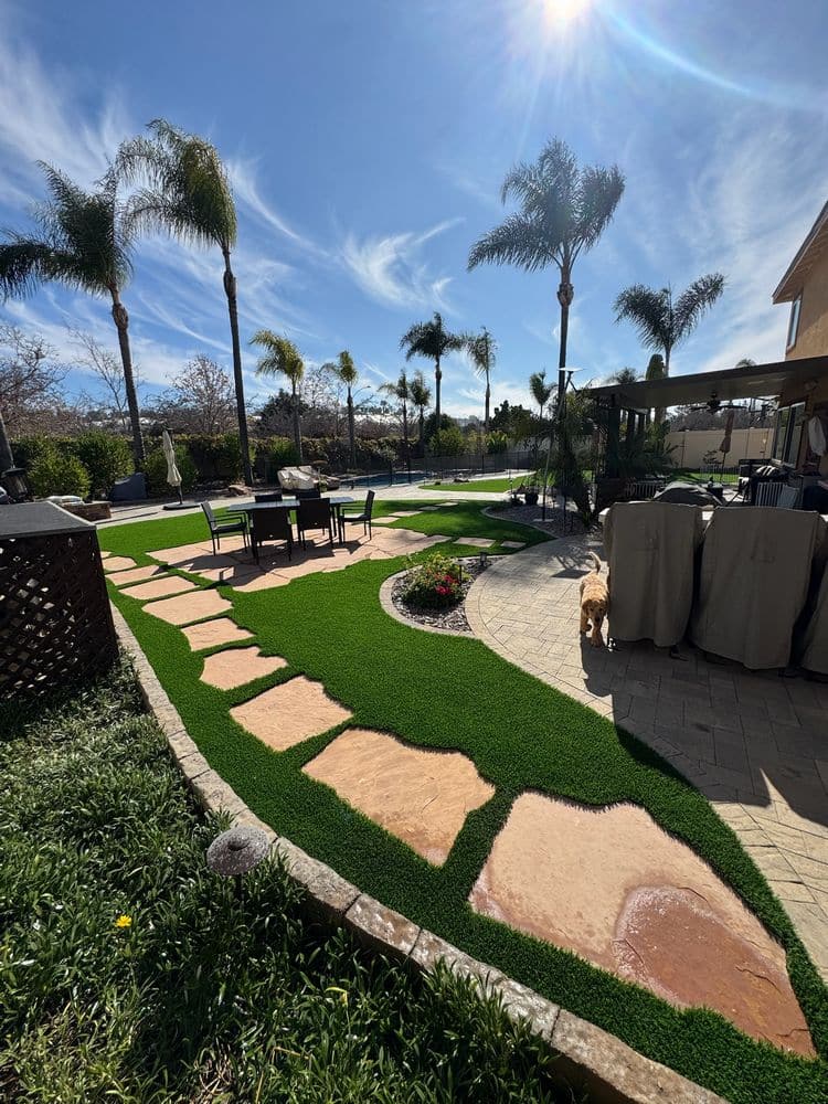 Backyard Turf and Paving Transformation in San Diego, CA (9)