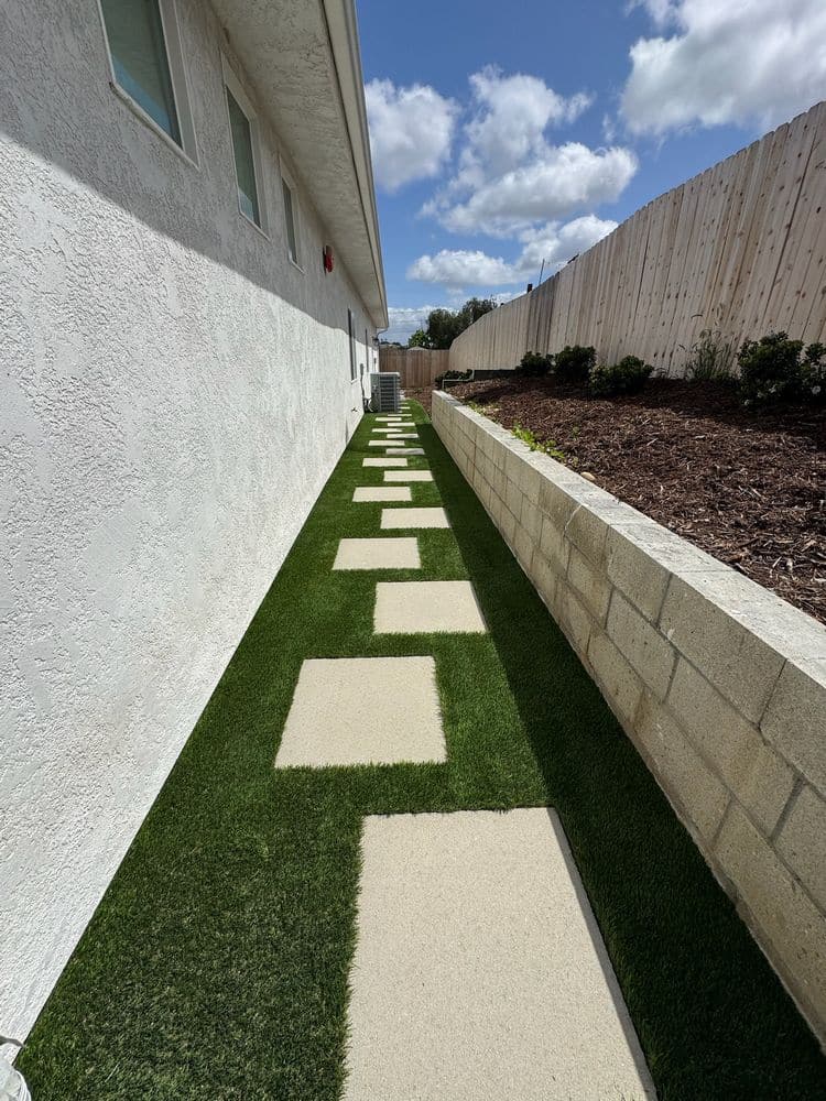 Backyard Turf and Custom Paving Upgrade in La Mesa, CA (10)