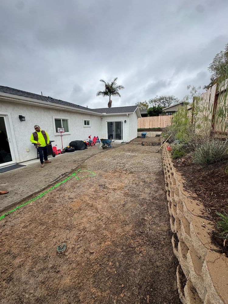 Backyard Turf and Custom Paving Upgrade in La Mesa, CA (2)